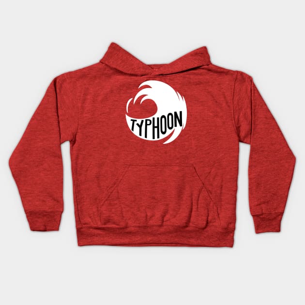 TYPHOON / Pro Wrestler Fred Ottman Kids Hoodie by darklordpug